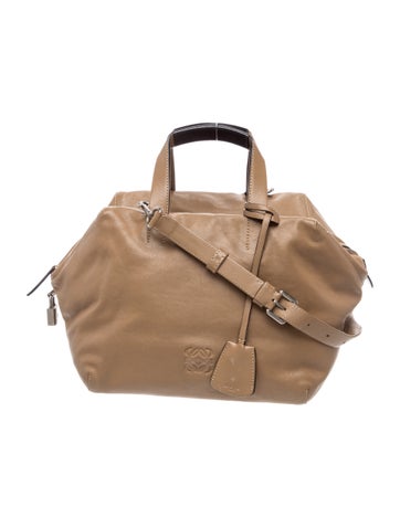 Leather Top Handle Bag