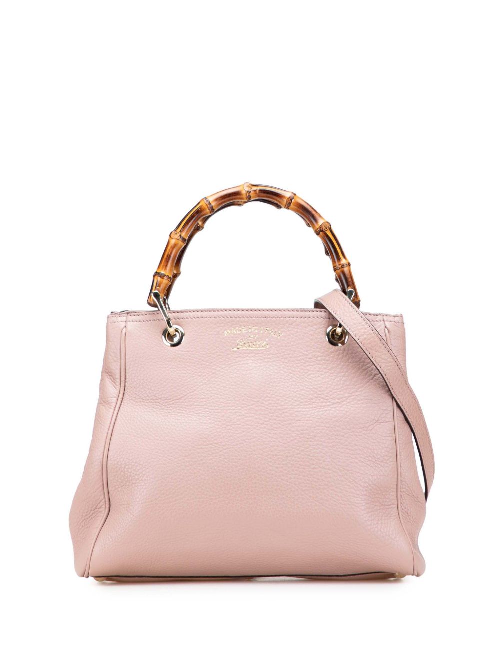 2000-2015 Small Calfskin Bamboo Shopper satchel