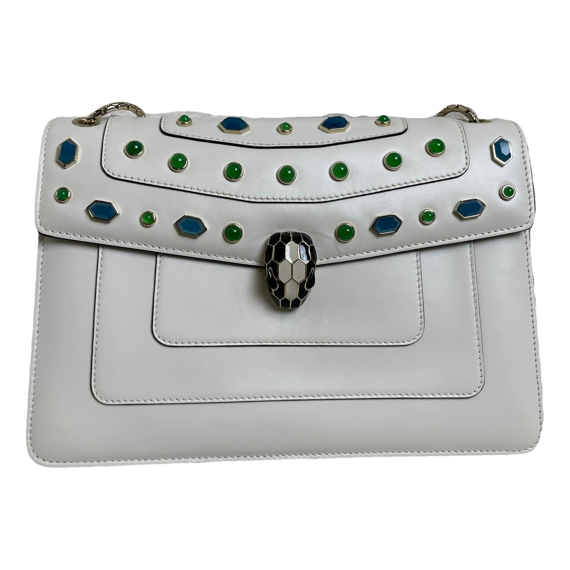 Serpenti leather crossbody bag