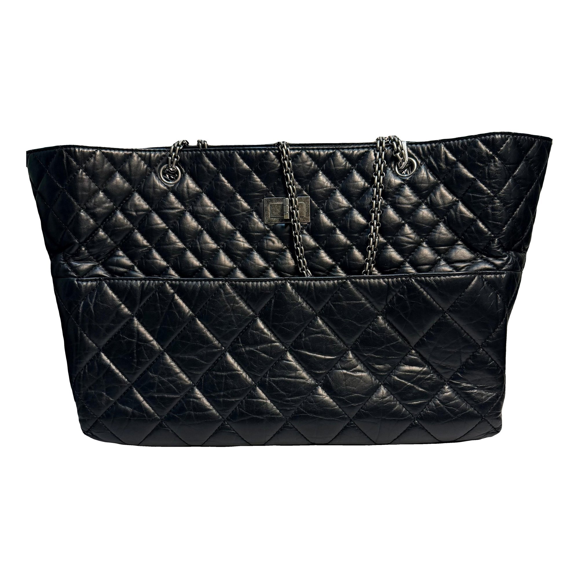 Leather tote