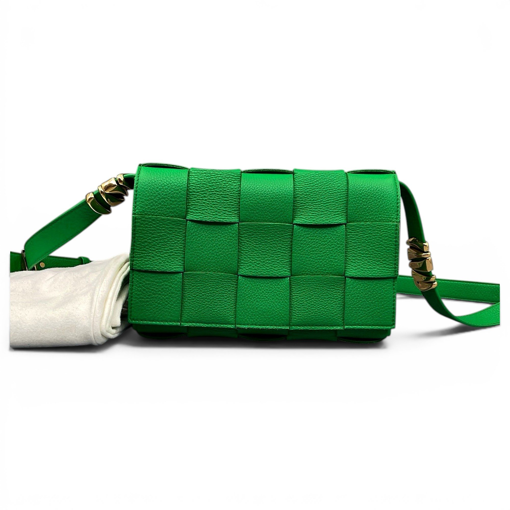 Cassette leather crossbody bag