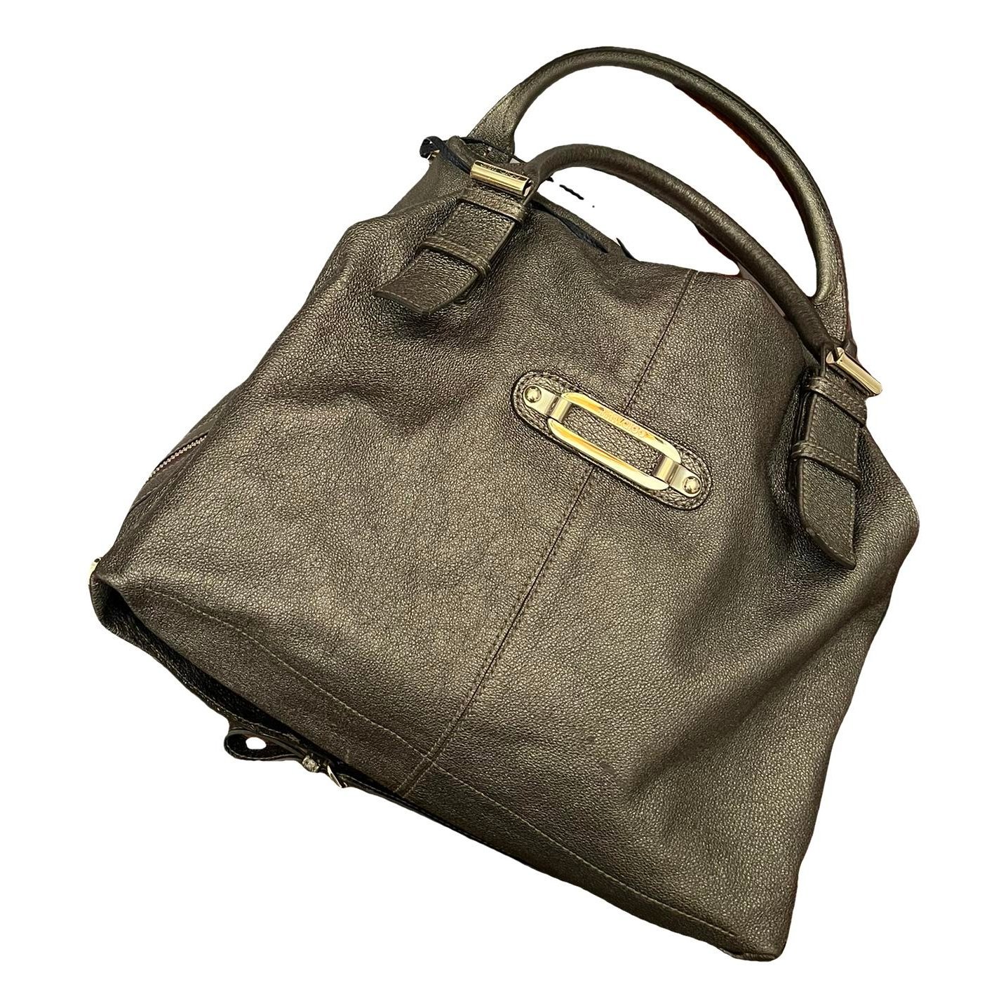 Leather tote