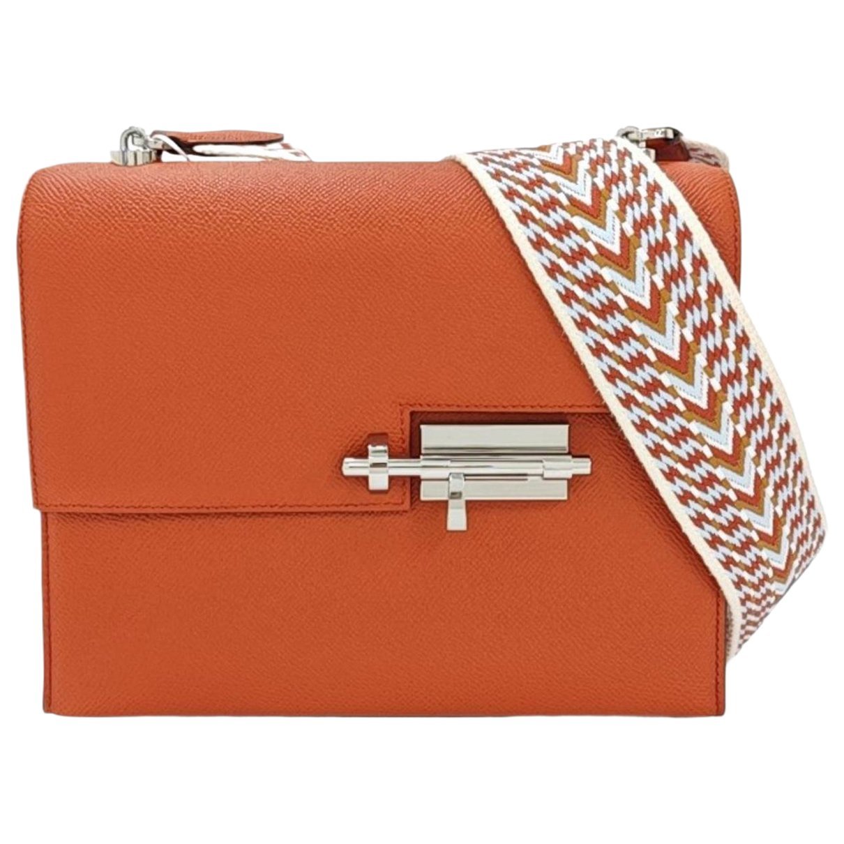Verrou leather handbag