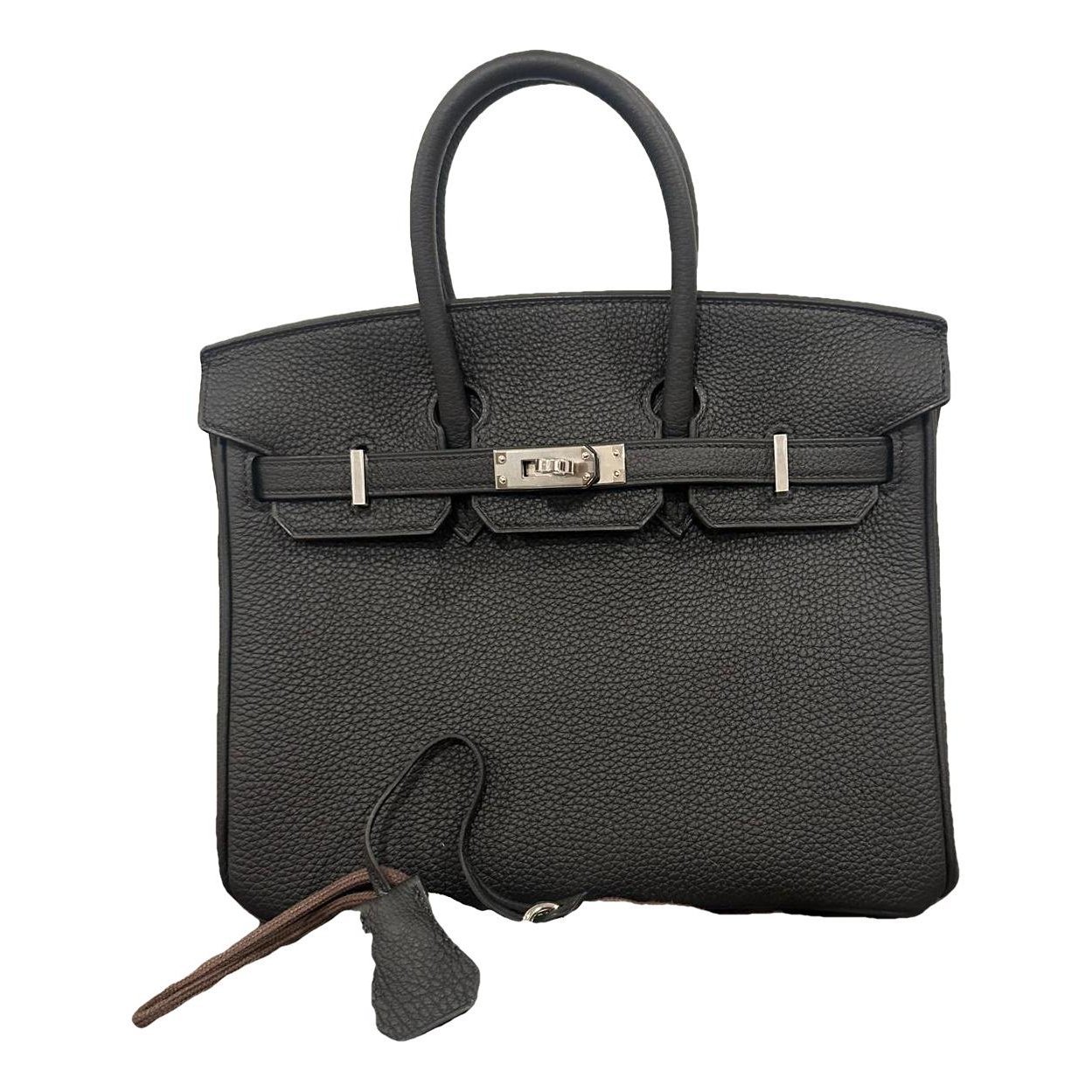 Hermes Birkin 25 Handbag Black Togo Leather
