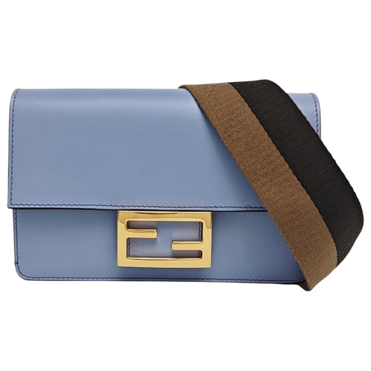 Double F leather crossbody bag