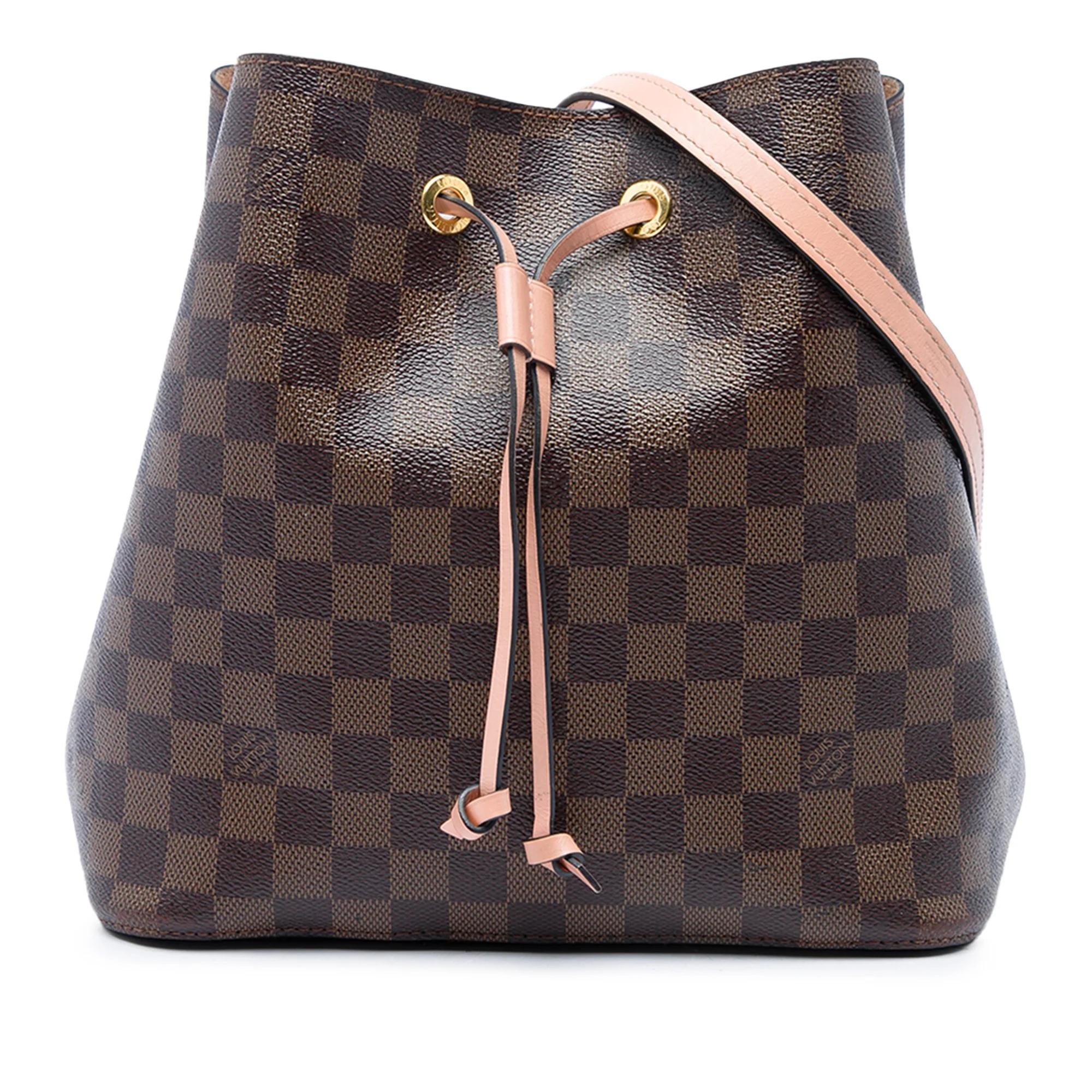 Bucket leather handbag