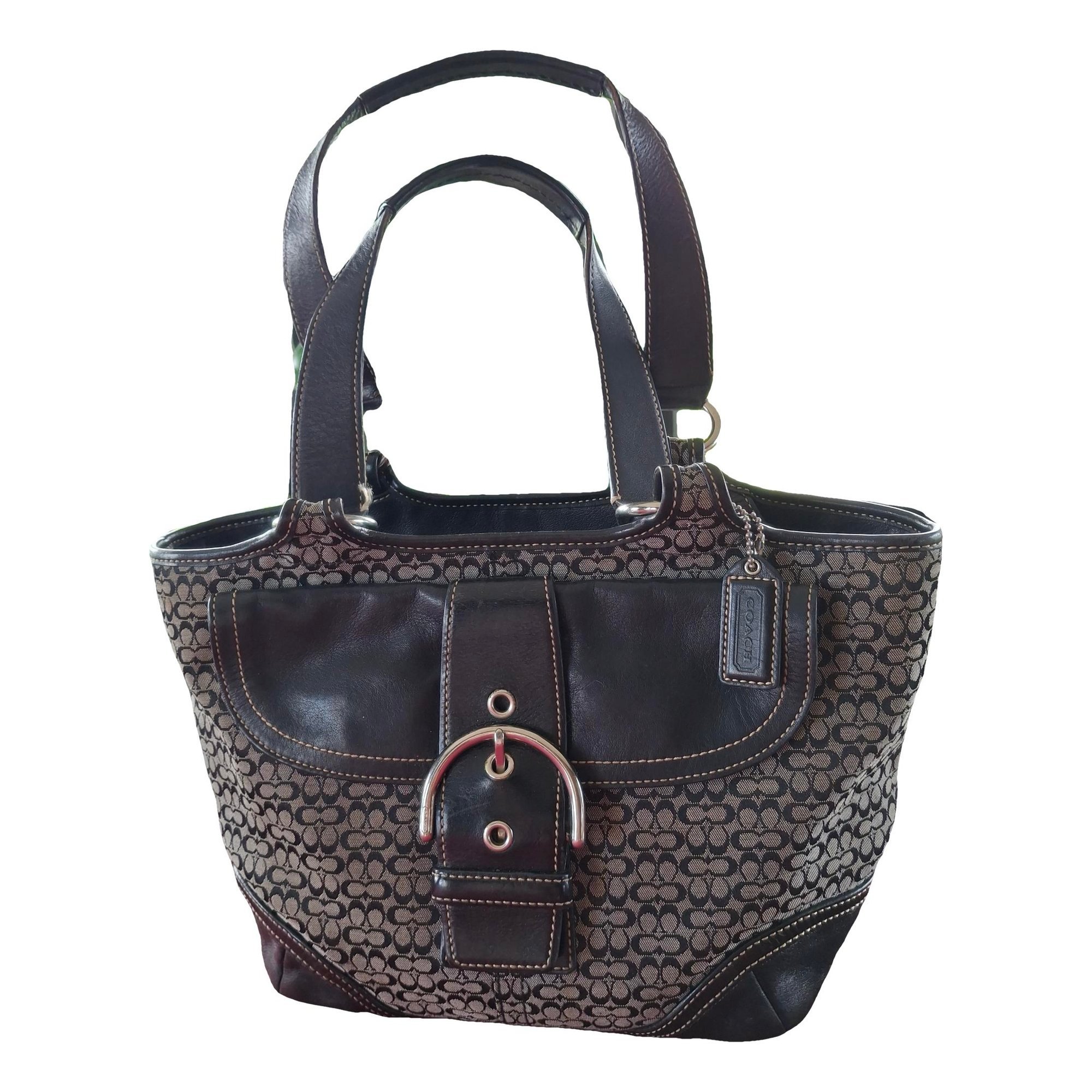 Signature Sufflette leather handbag