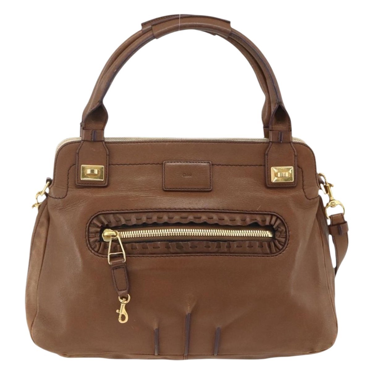 Leather handbag