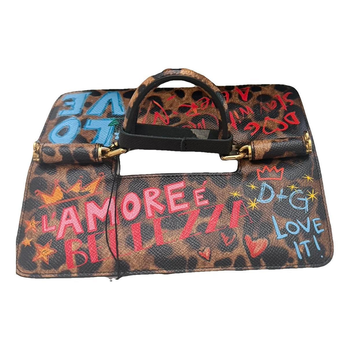 Dolce & Gabbana Patent leather clutch bag