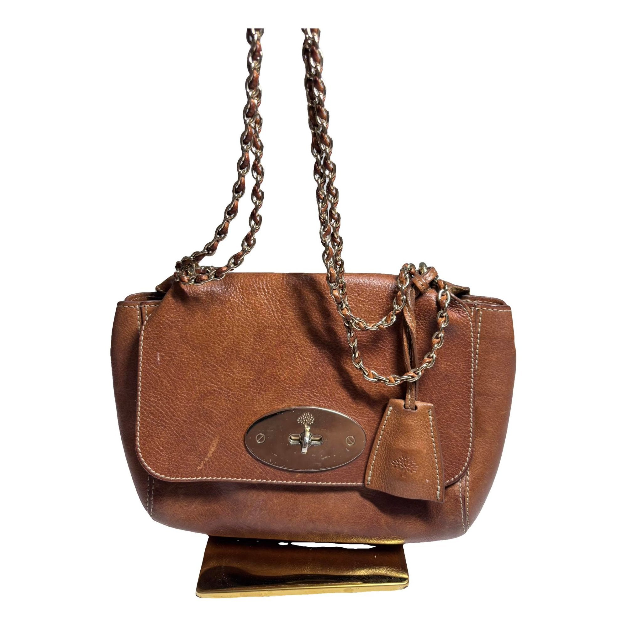Lily leather handbag