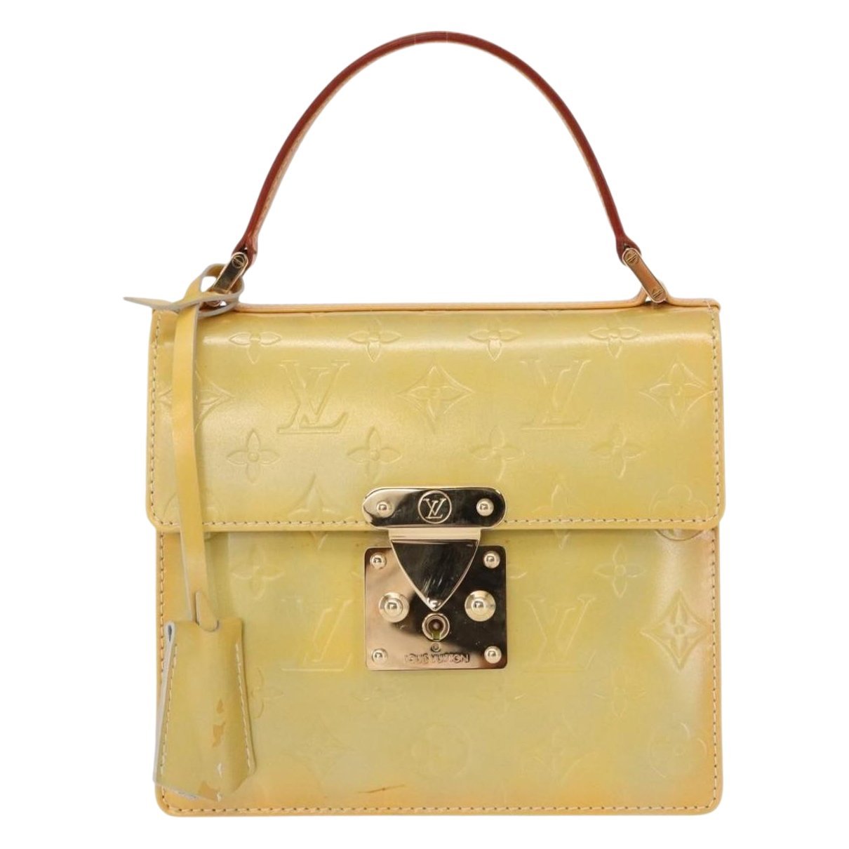 Spring street patent leather handbag