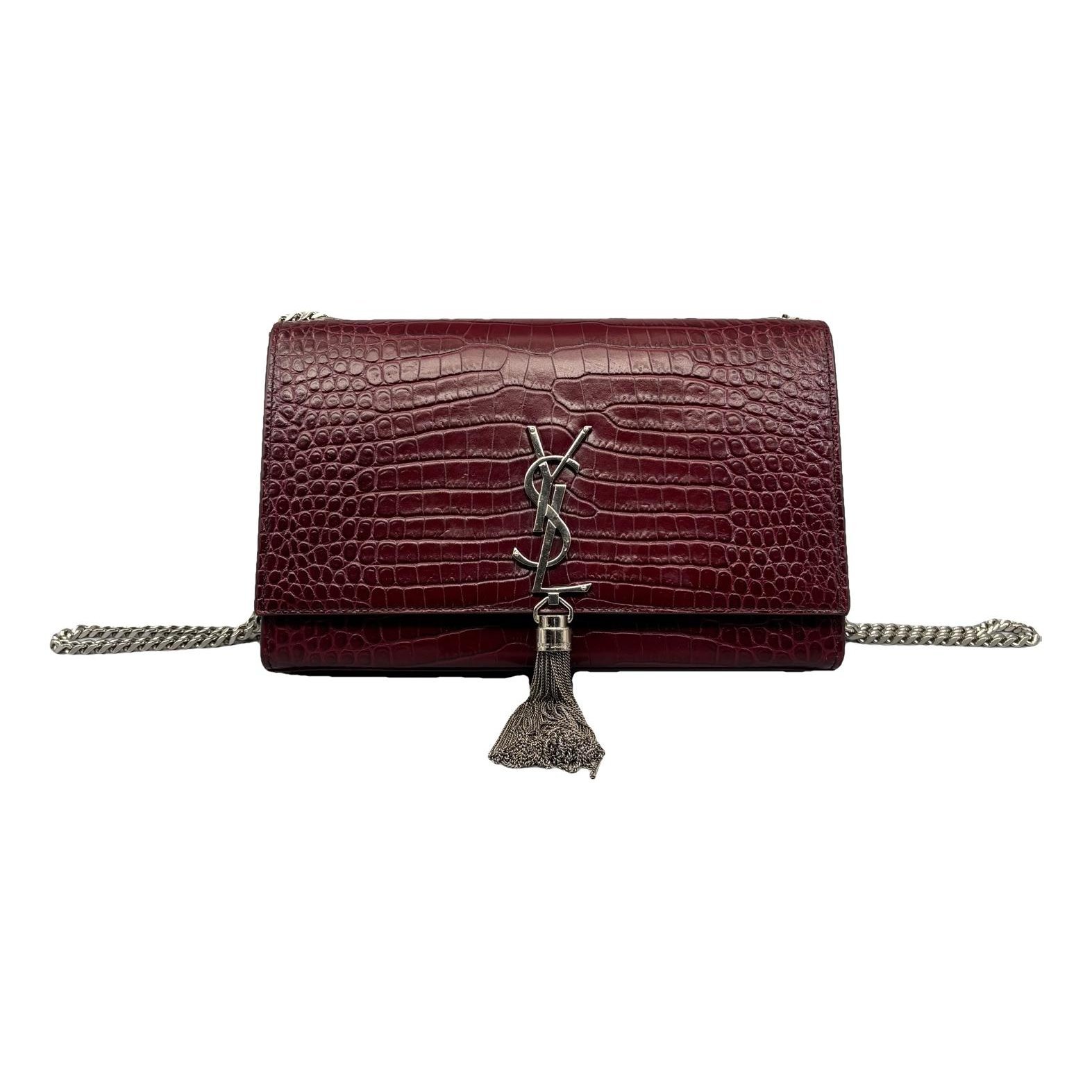 Pompom Kate leather handbag