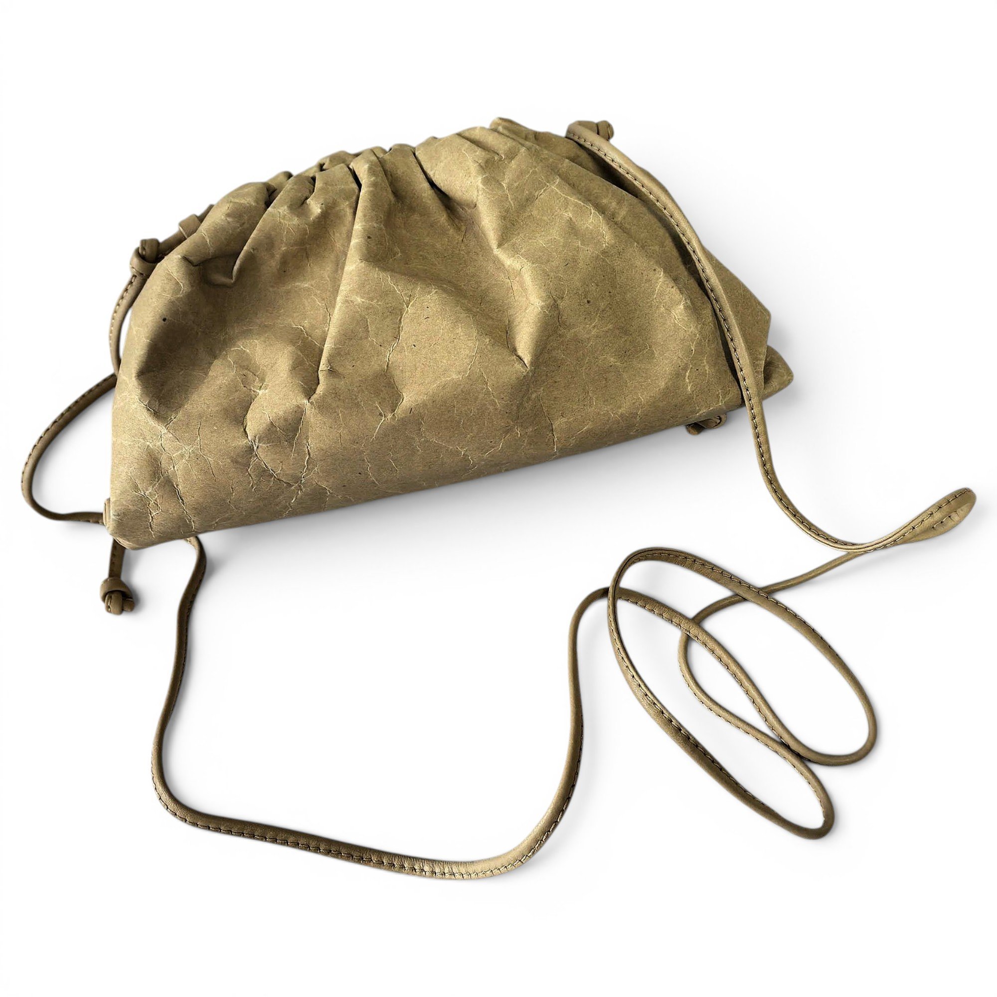 Pouch leather handbag