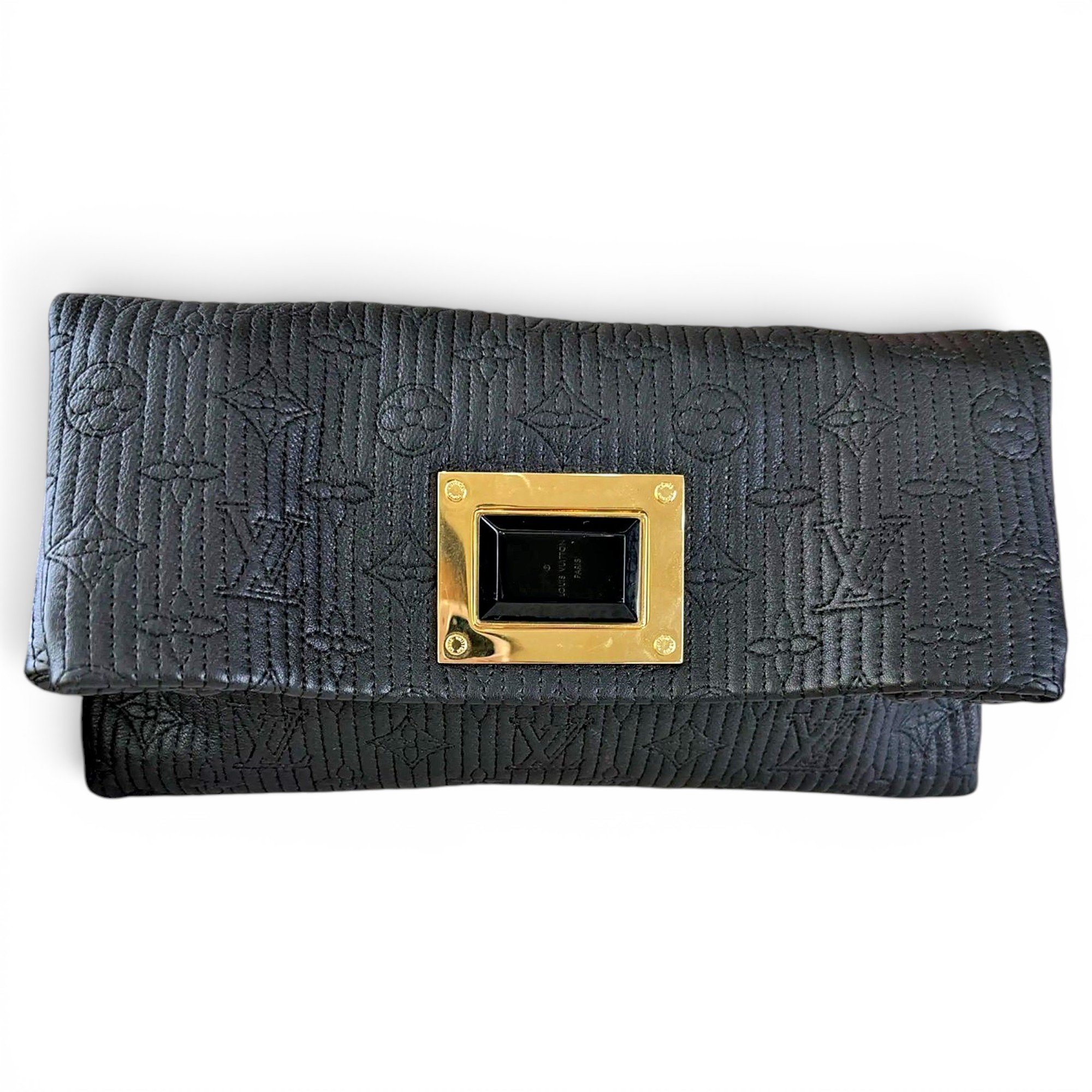 Altair leather clutch bag