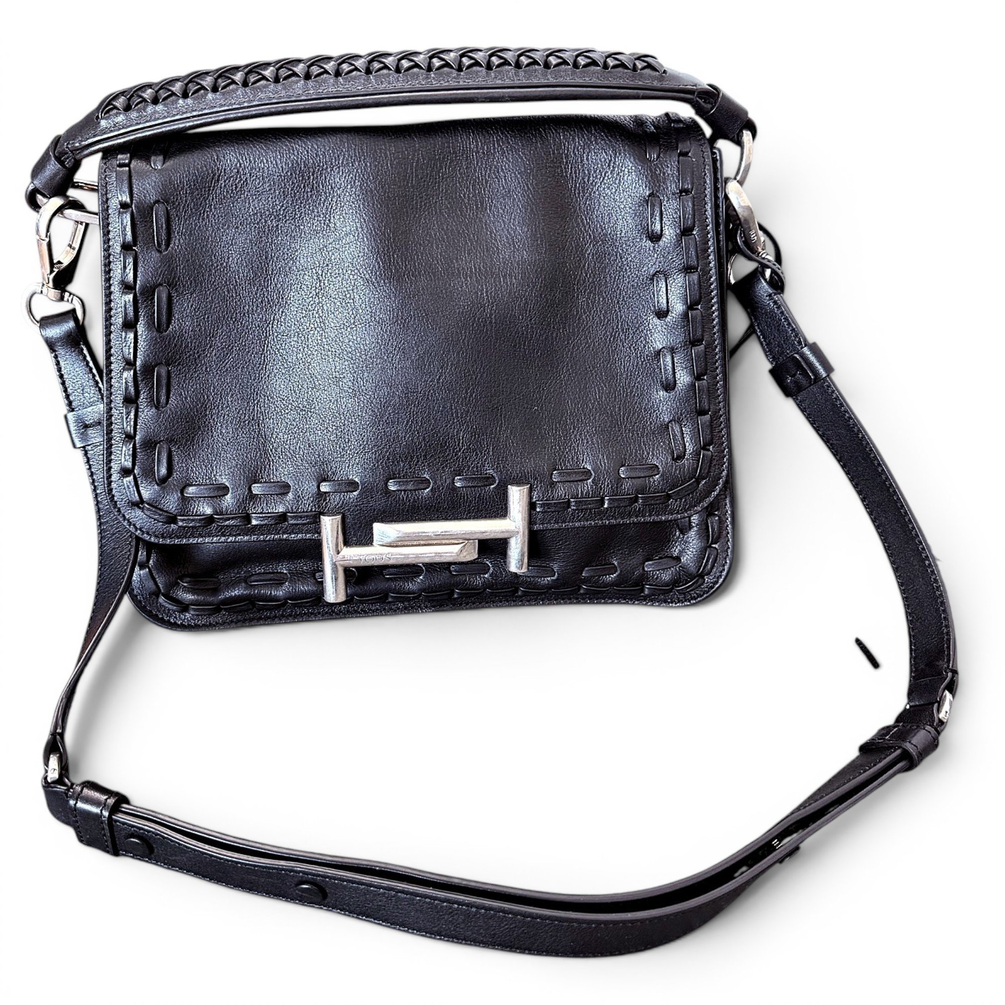 Leather handbag