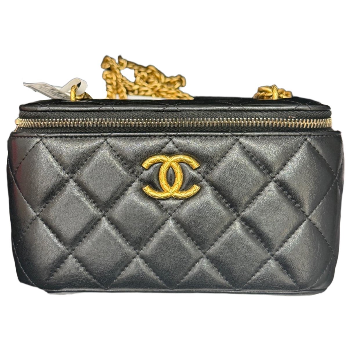 Trendy CC Vanity leather handbag