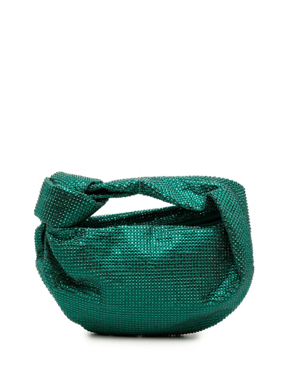 Bottega Veneta 2012-2026 Mini Crystal Embellished Satin Jodie hobo bag