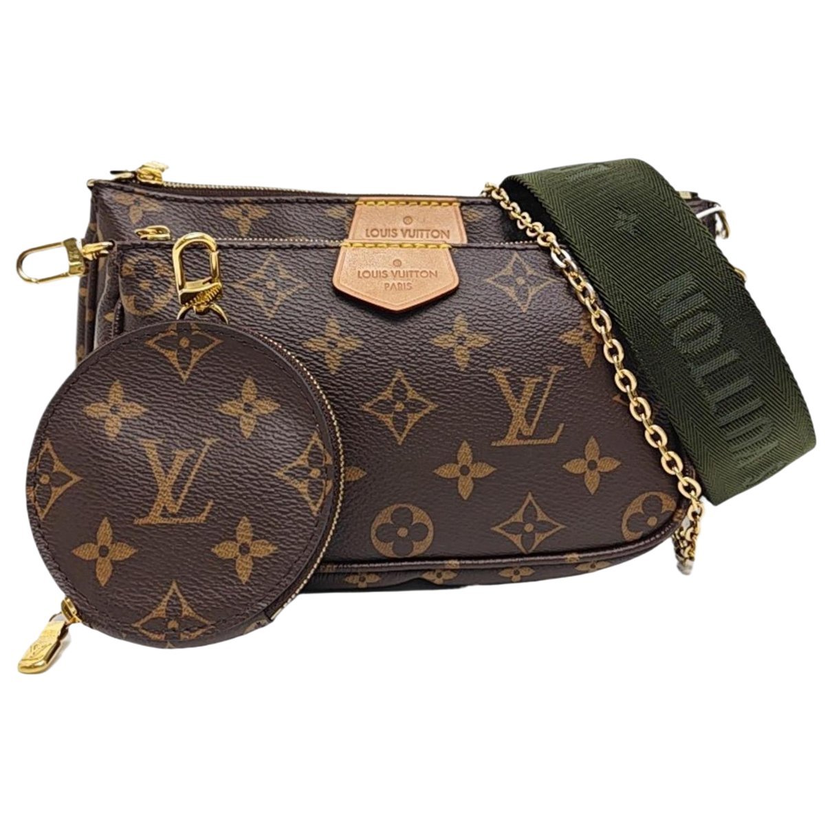 Maxi Multi Pochette Accessoires leather crossbody bag