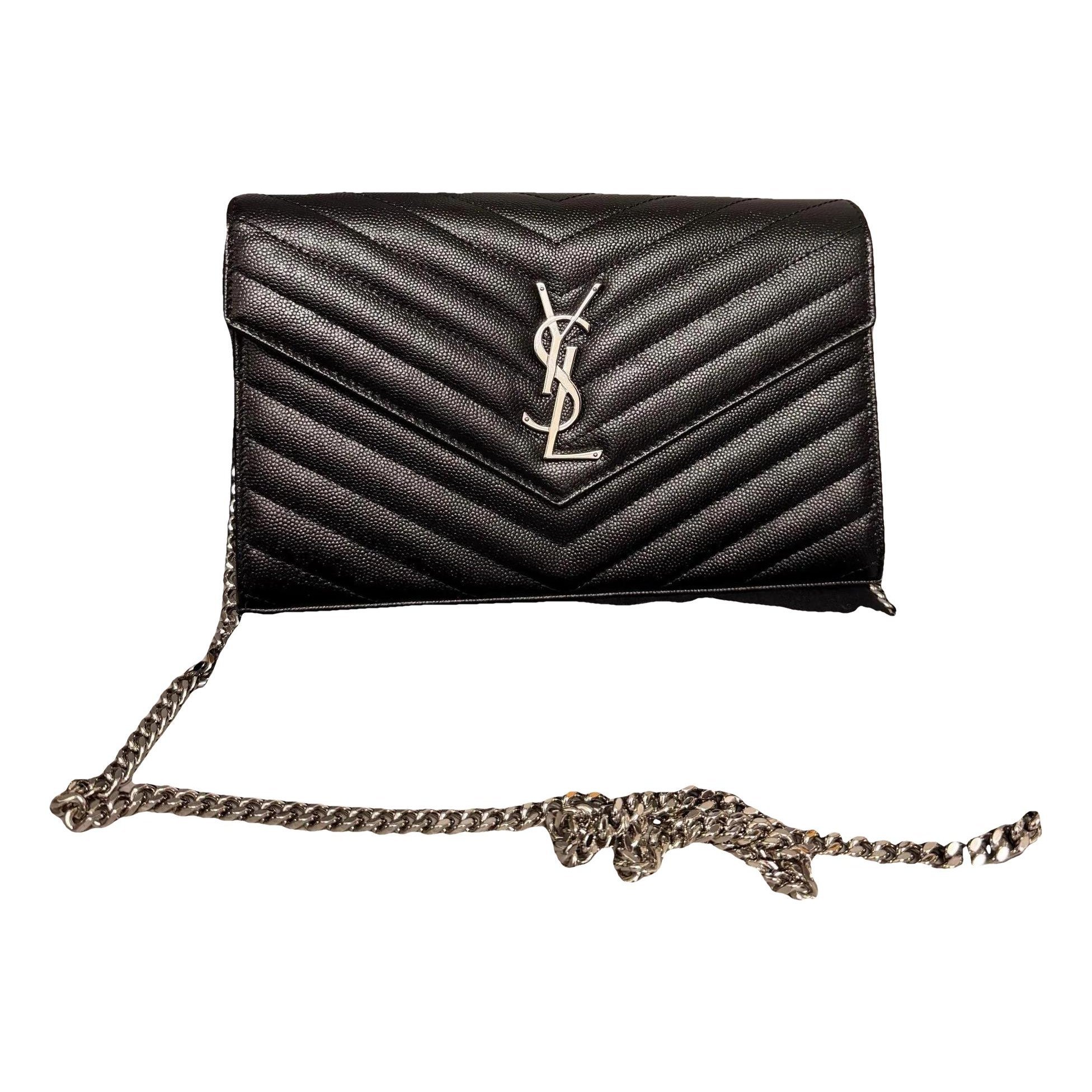 Envelope leather handbag