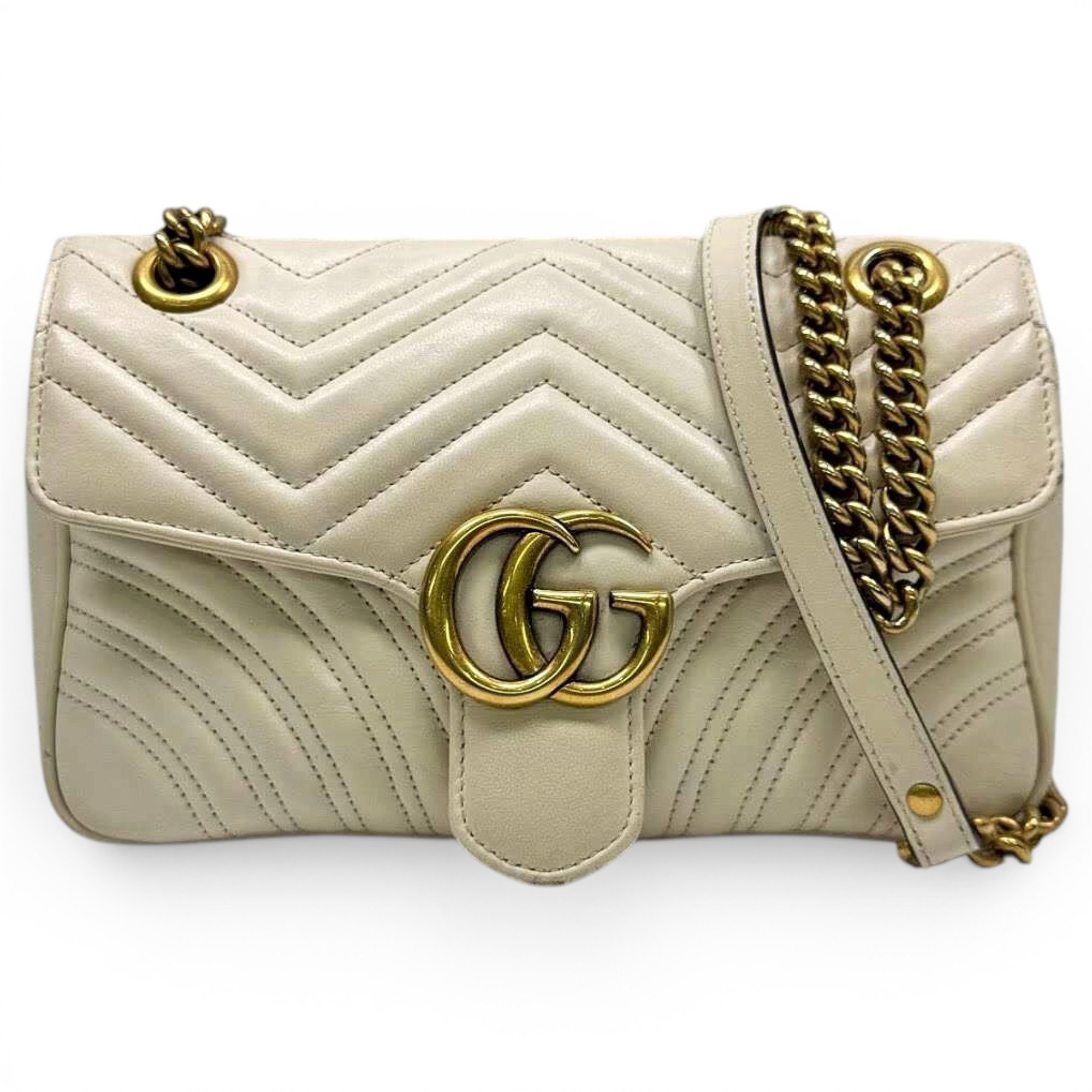 GG Marmont Flap leather crossbody bag