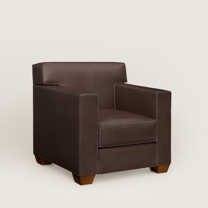 Chocolat Reeditions J.-m. Frank Par Hermès Club Armchair