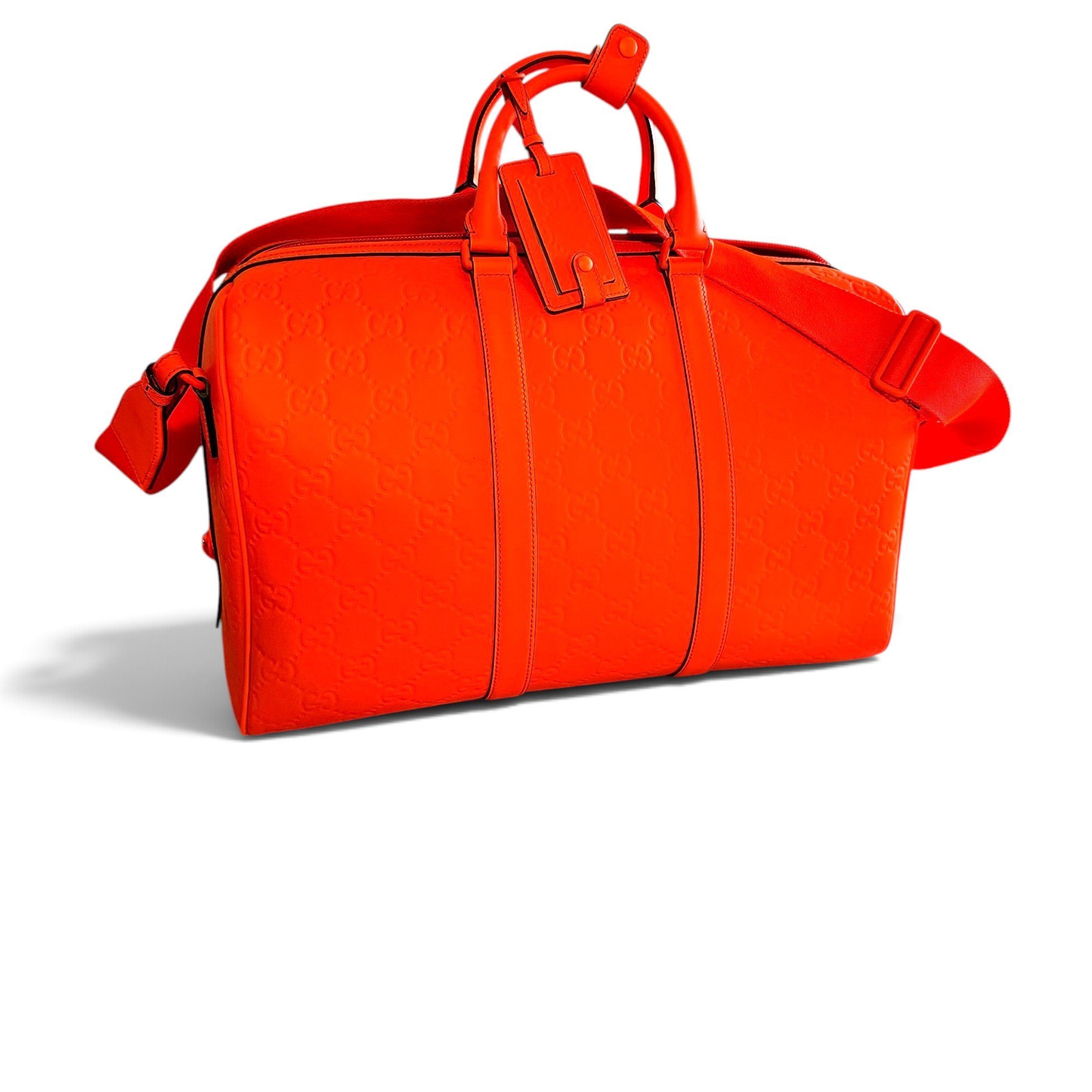 Ophidia leather travel bag
