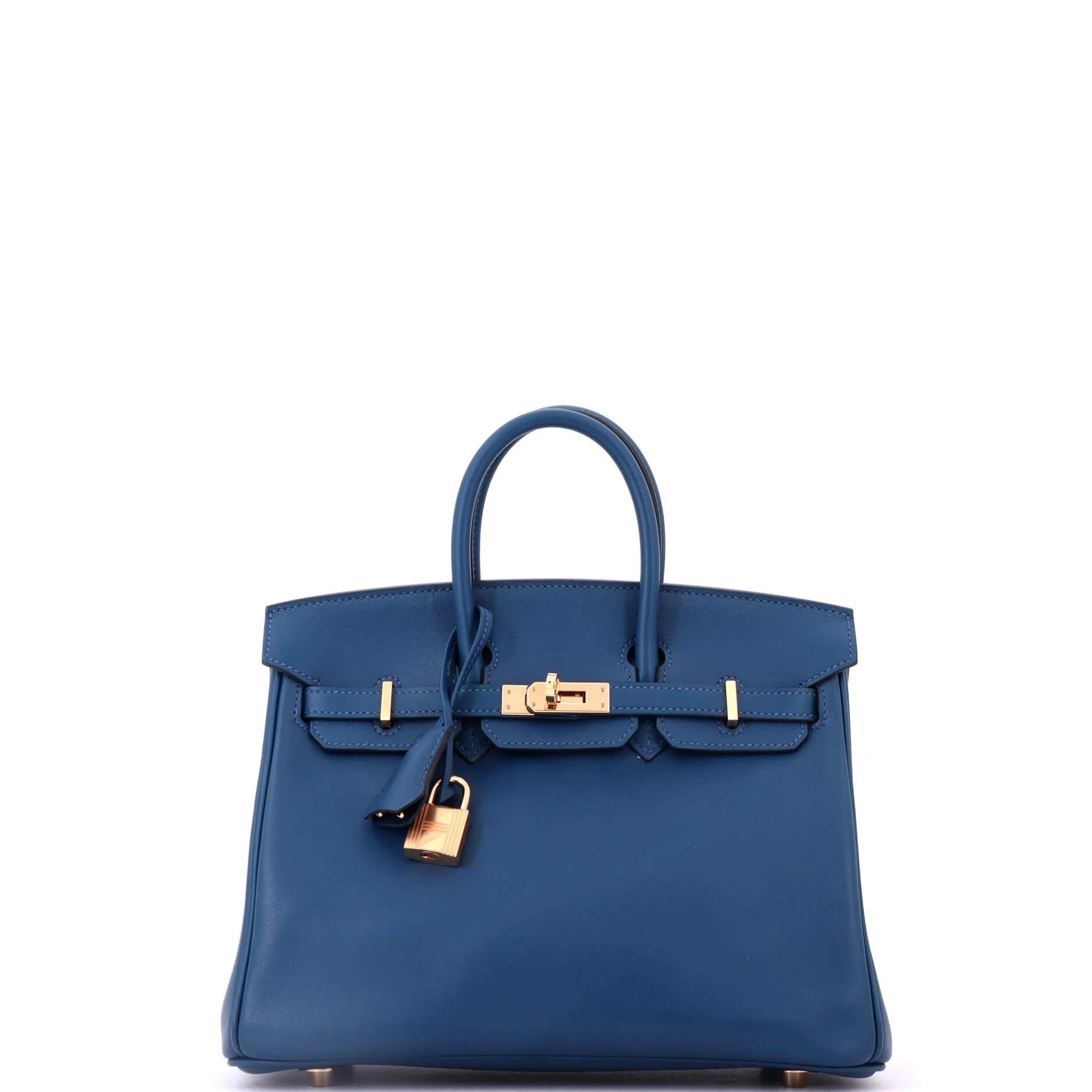 Birkin 25 leather tote