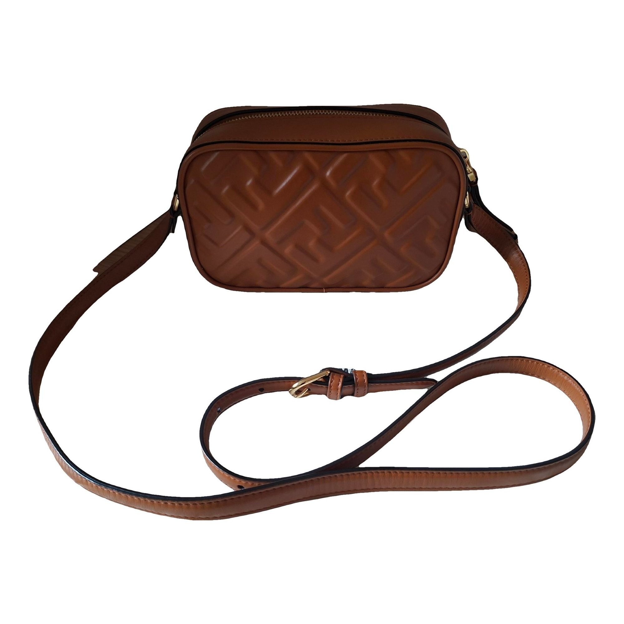 Camera case leather crossbody bag