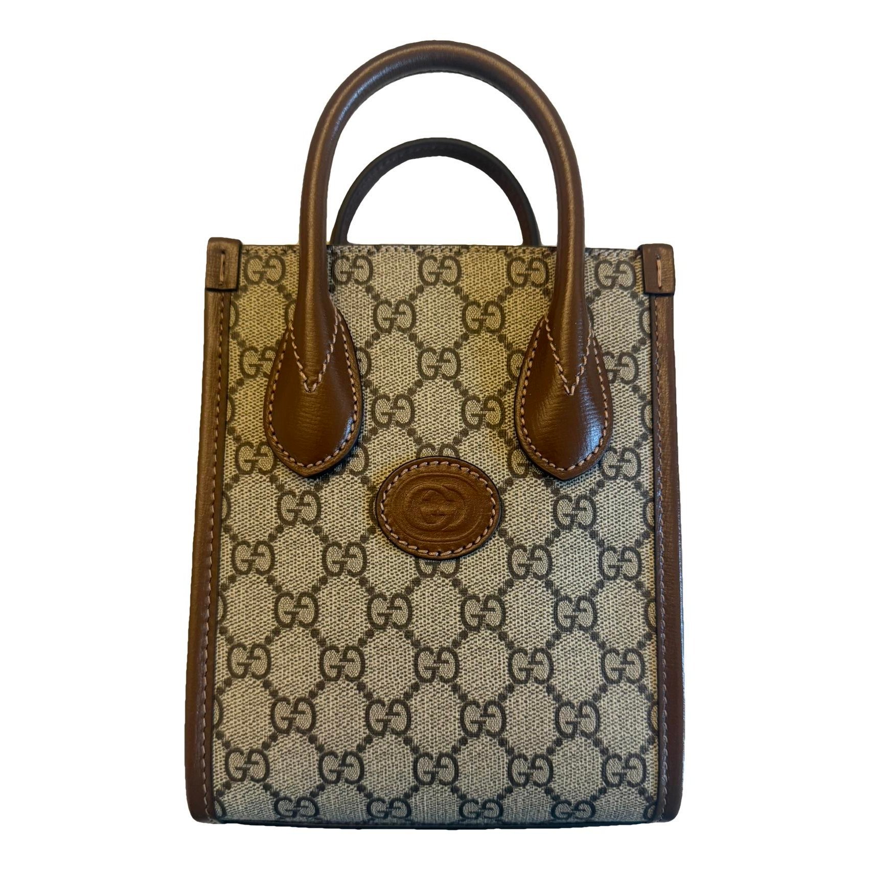 Leather handbag