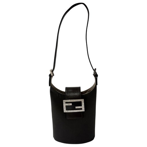 Baguette silk handbag