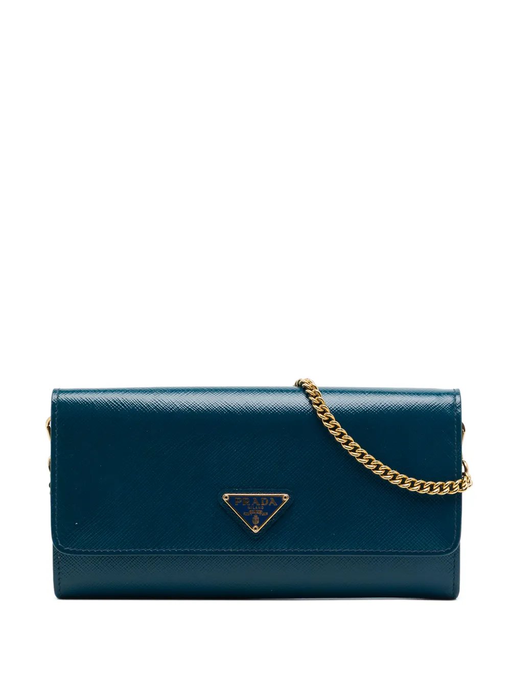 2000-2013 Saffiano Lux Wallet On Chain crossbody bag