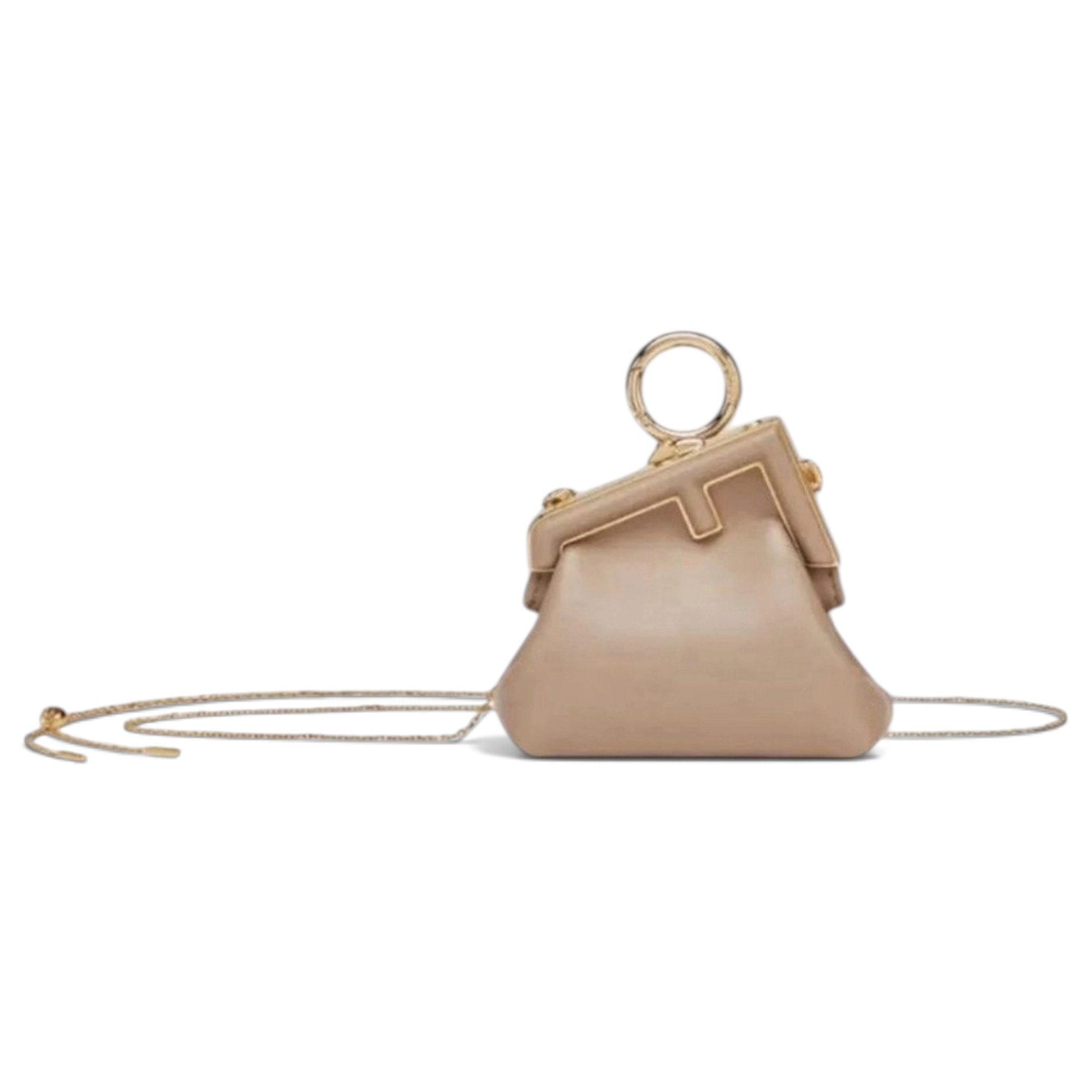 First leather handbag