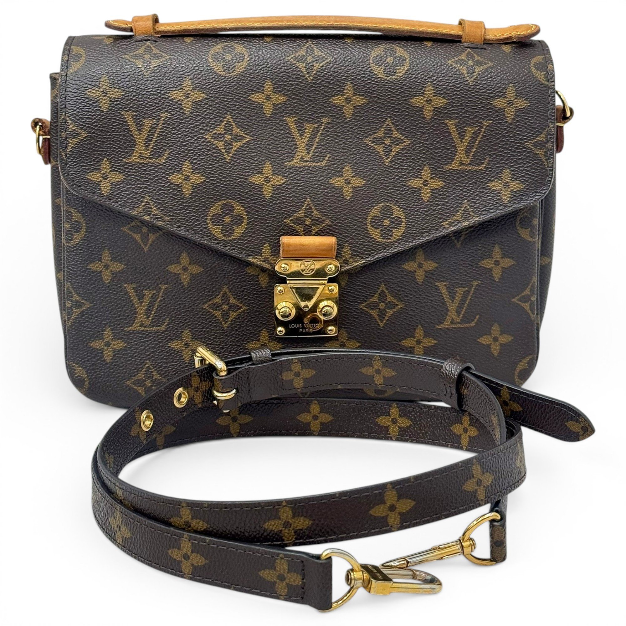 Metis leather handbag