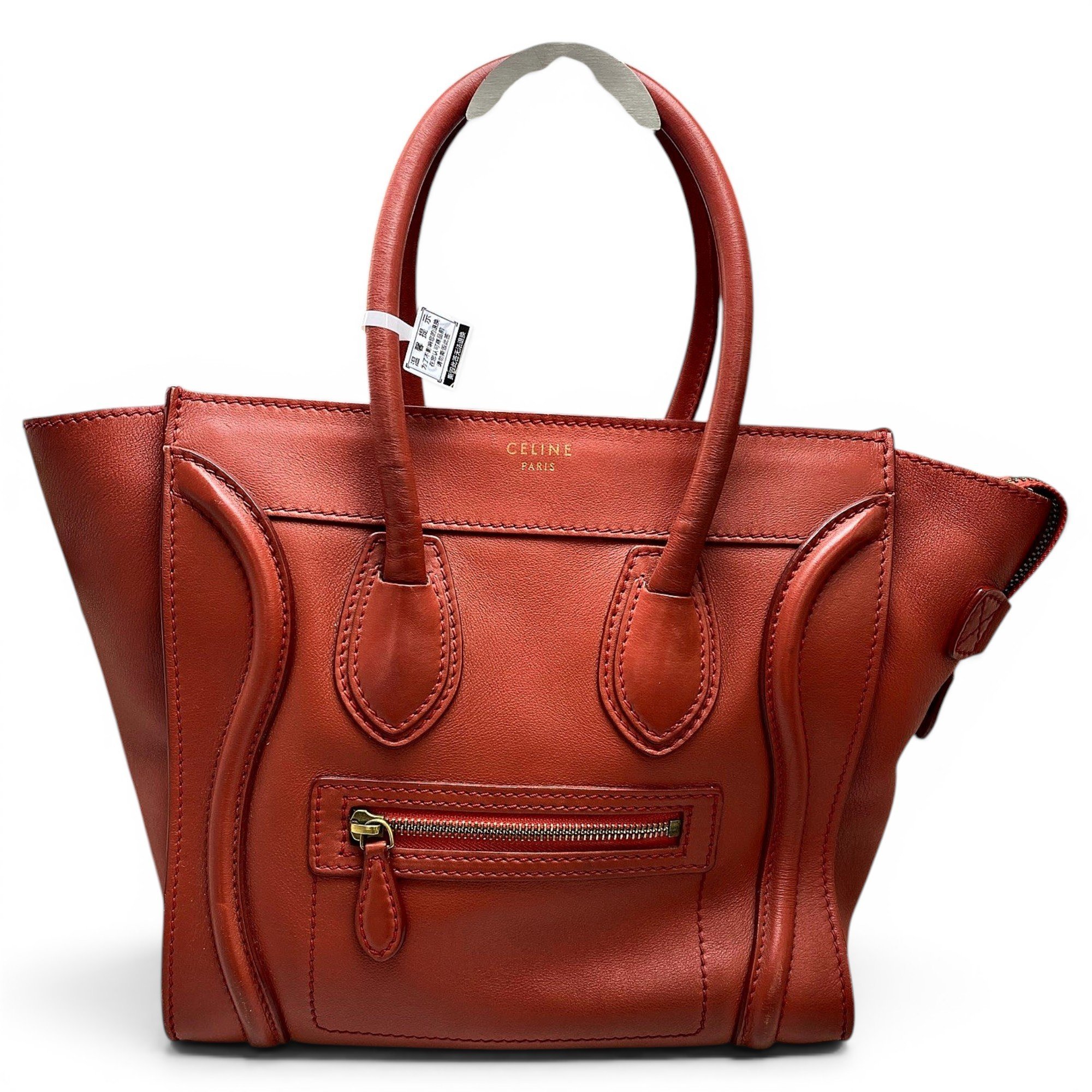 Luggage leather handbag