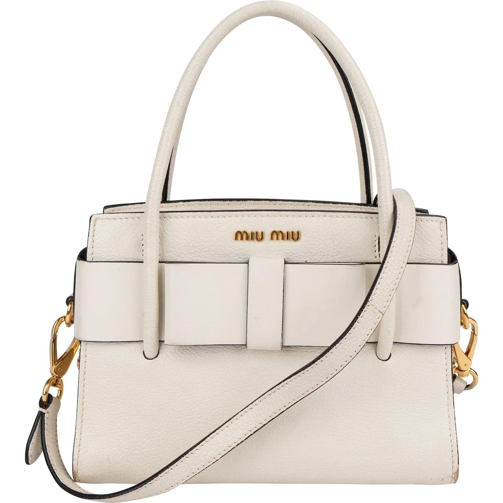 Madras leather handbag