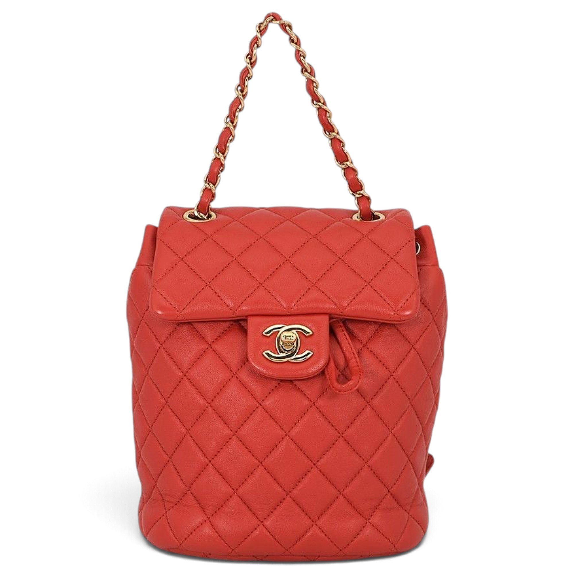 Leather backpack