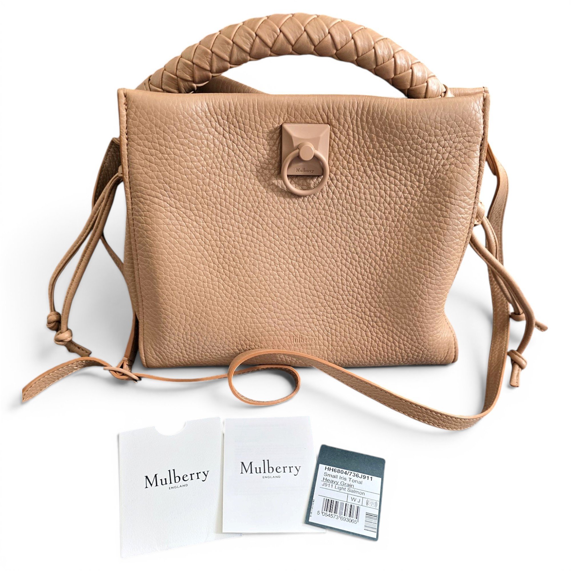 Iris leather handbag