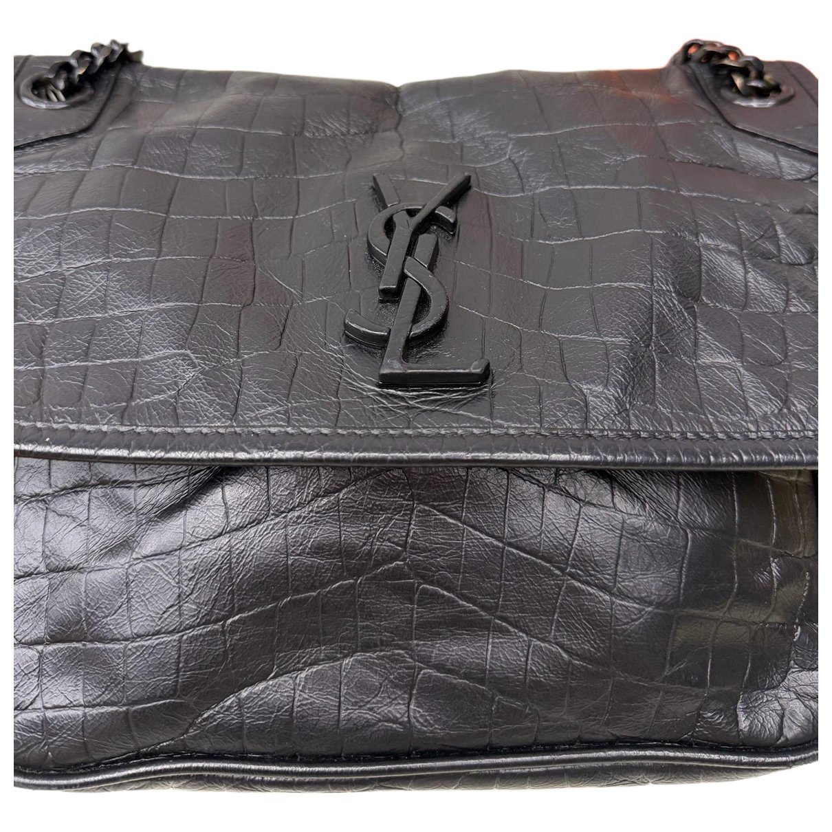 Niki leather crossbody bag