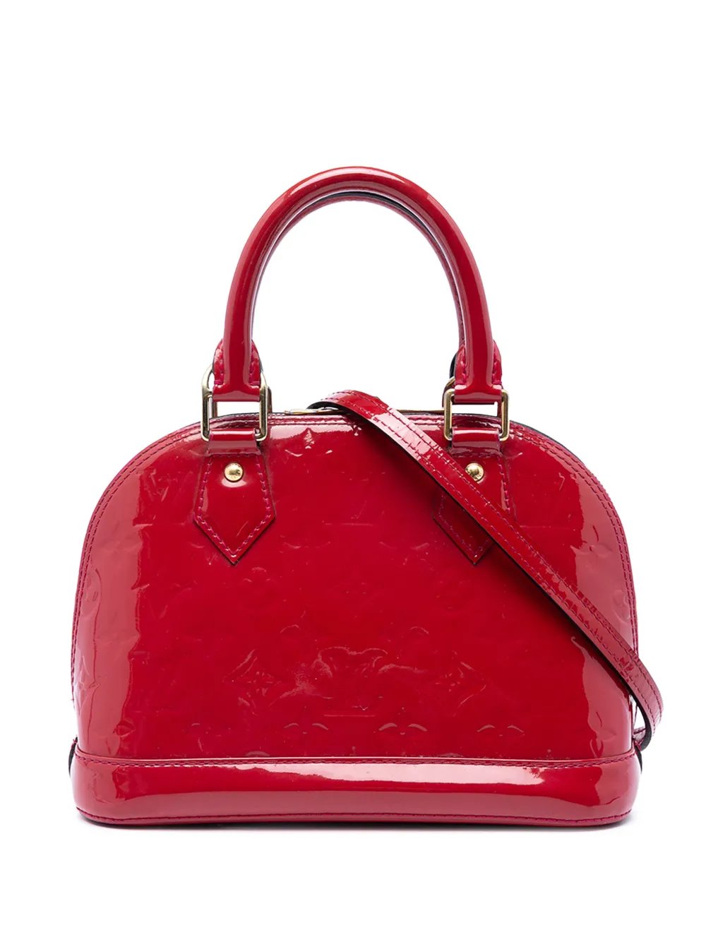 2015 Monogram Vernis Alma BB satchel