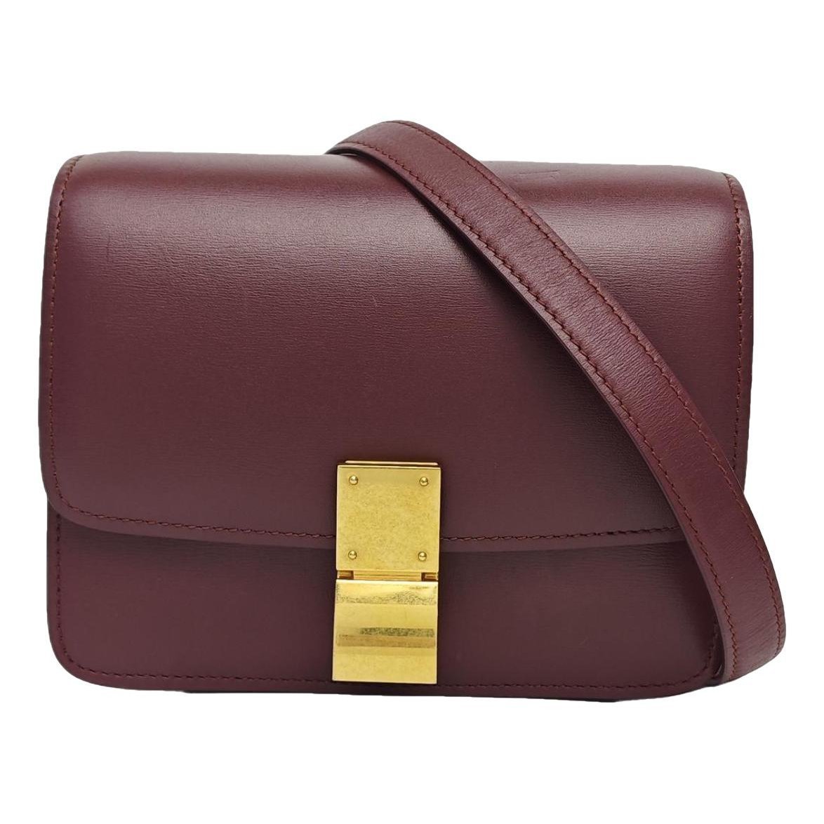 Classic leather crossbody bag