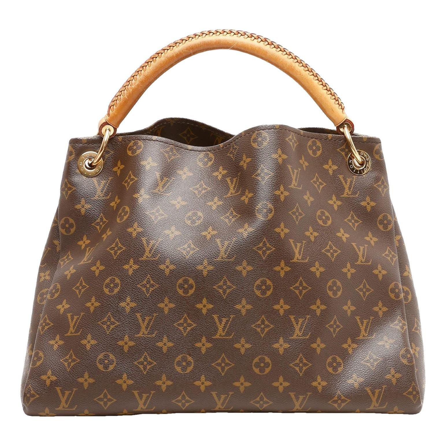 Artsy leather handbag