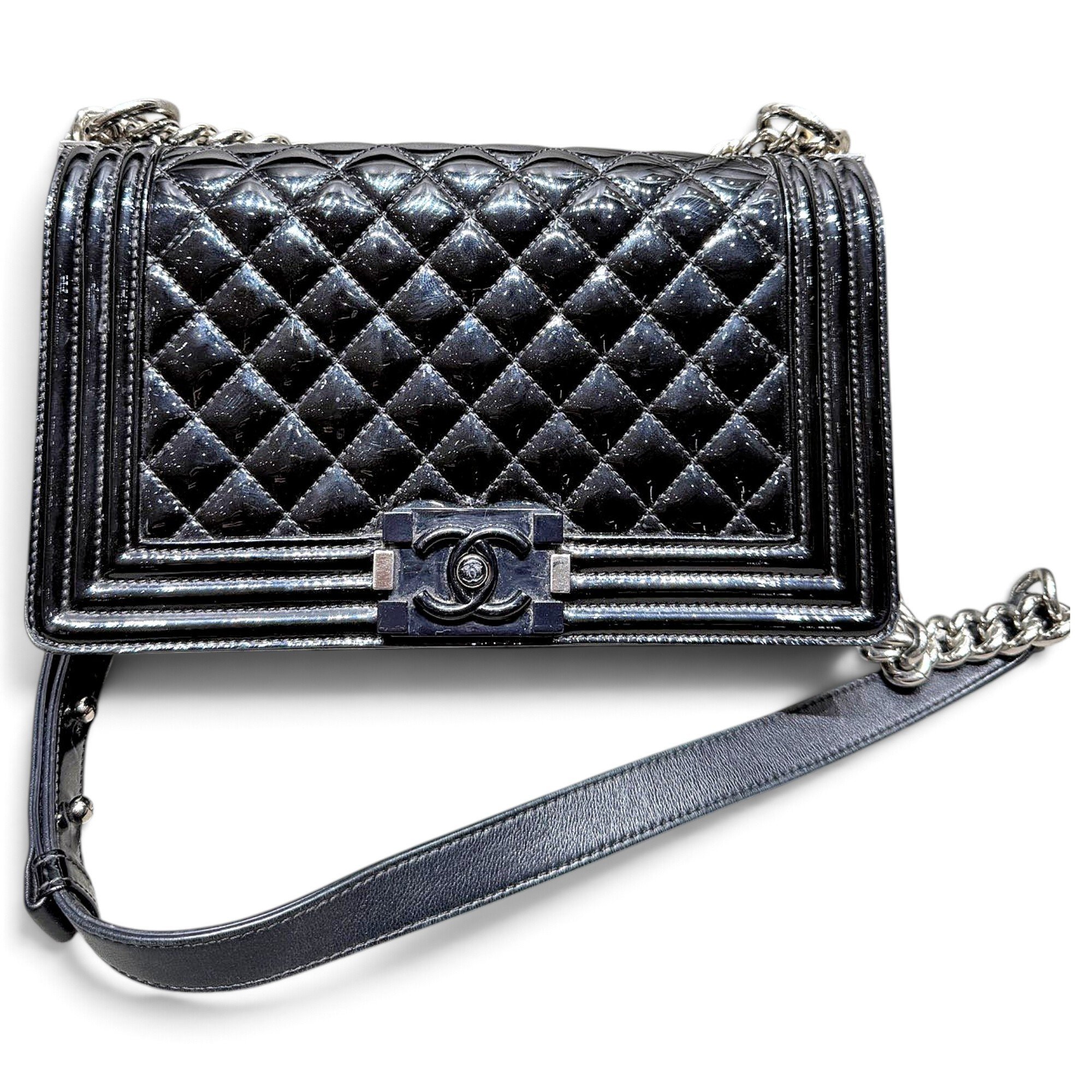 Boy leather crossbody bag