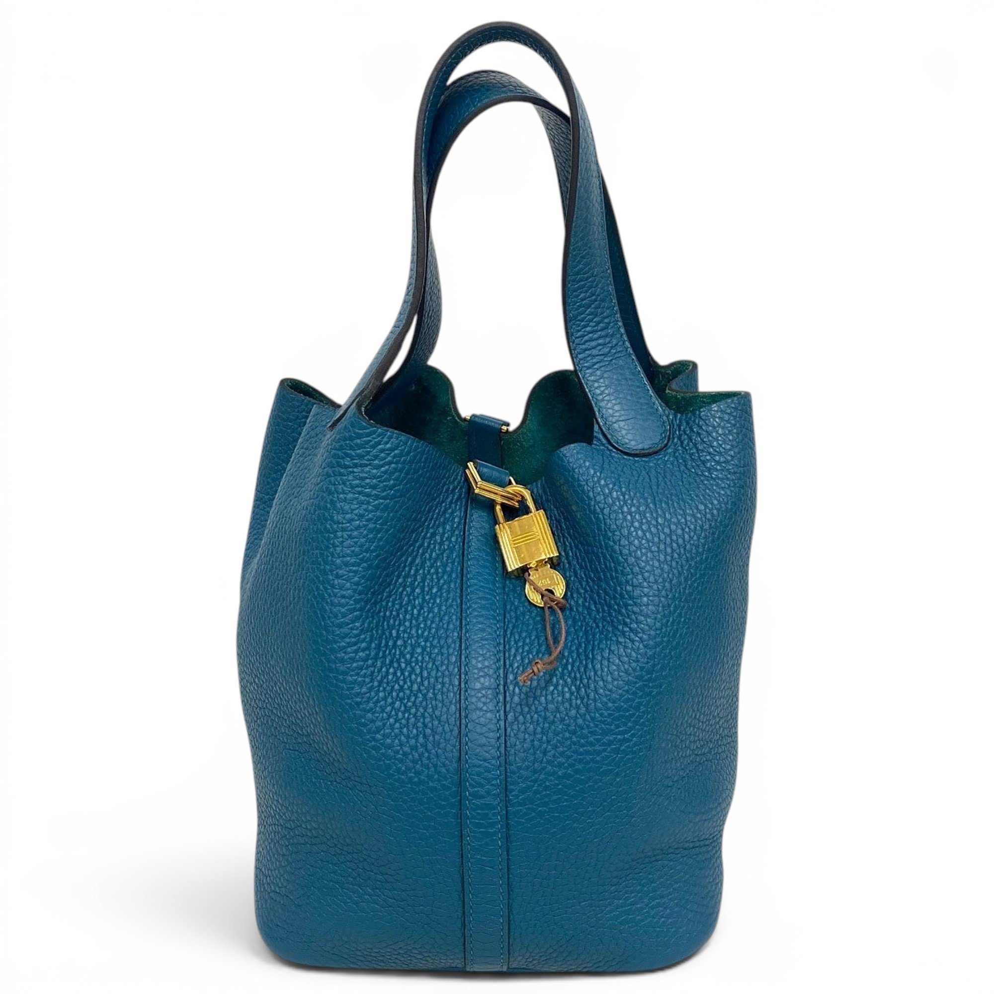 Picotin leather handbag