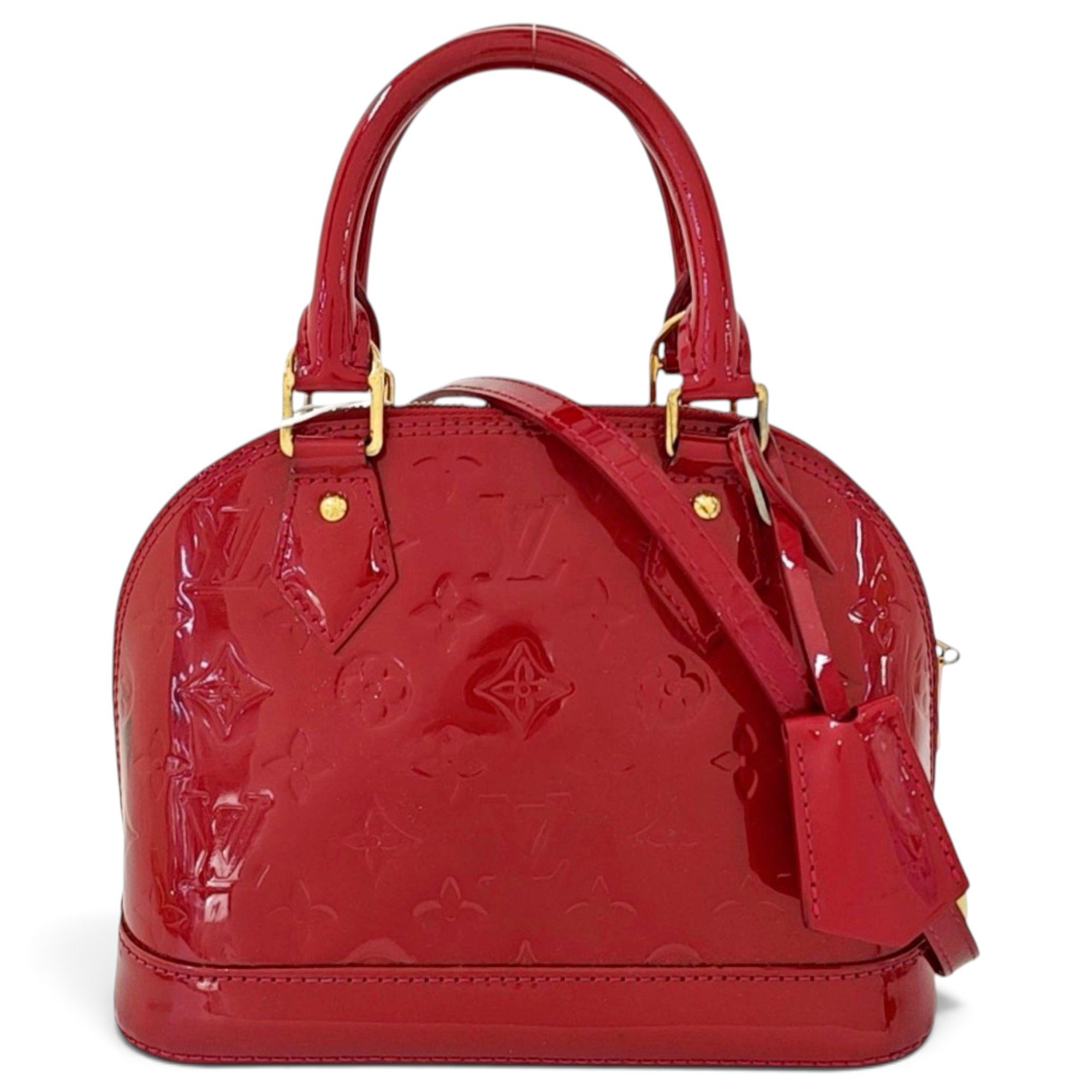 Alma BB patent leather handbag