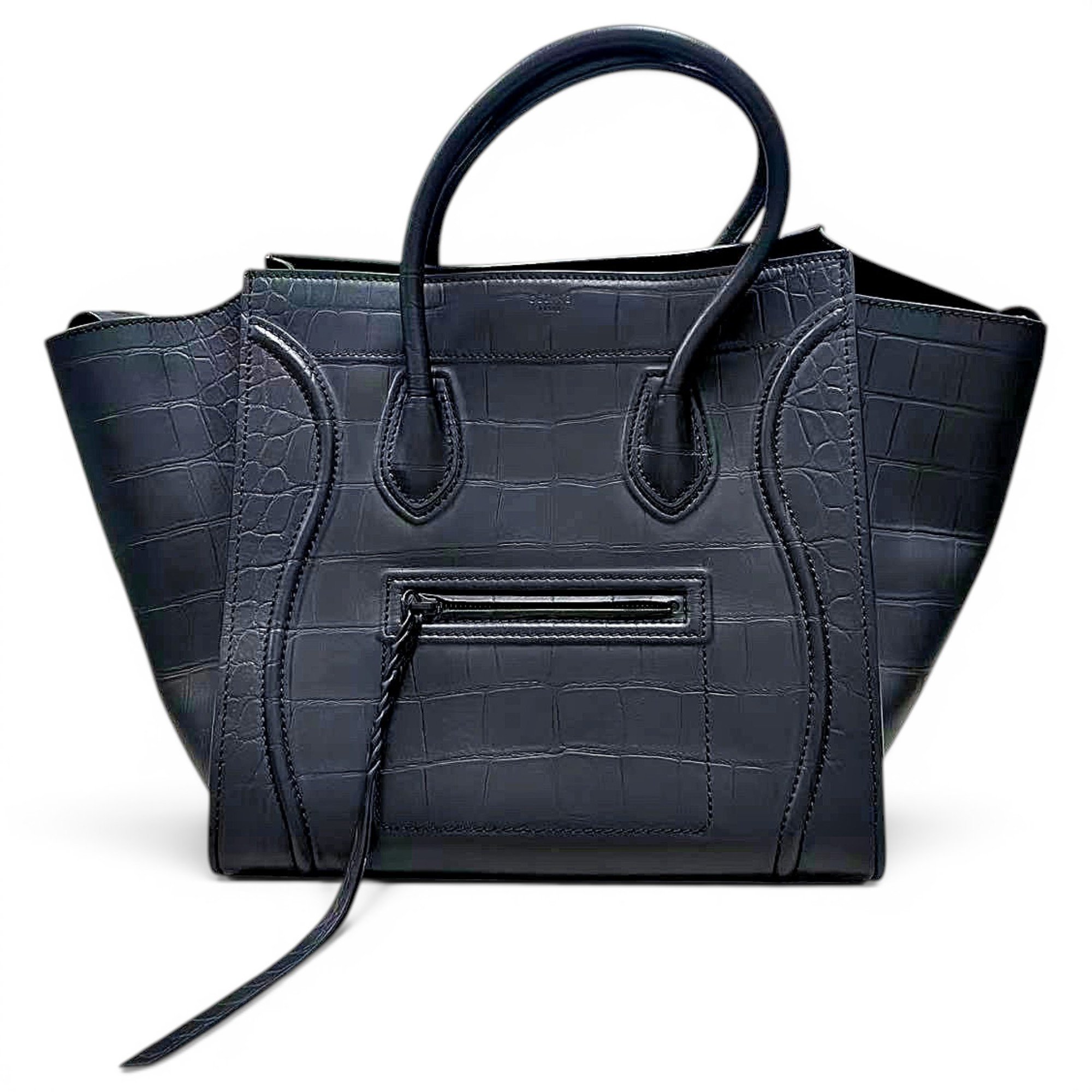 Luggage leather handbag