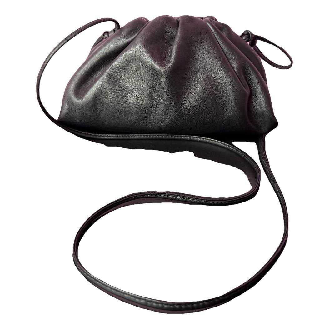 Pouch leather handbag
