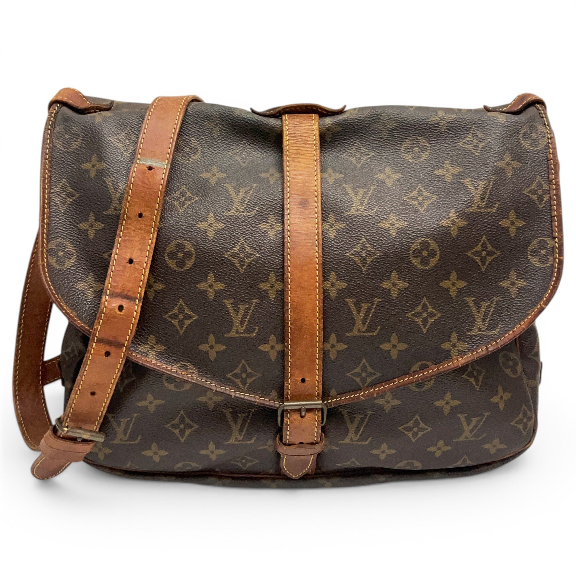 Saumur leather crossbody bag