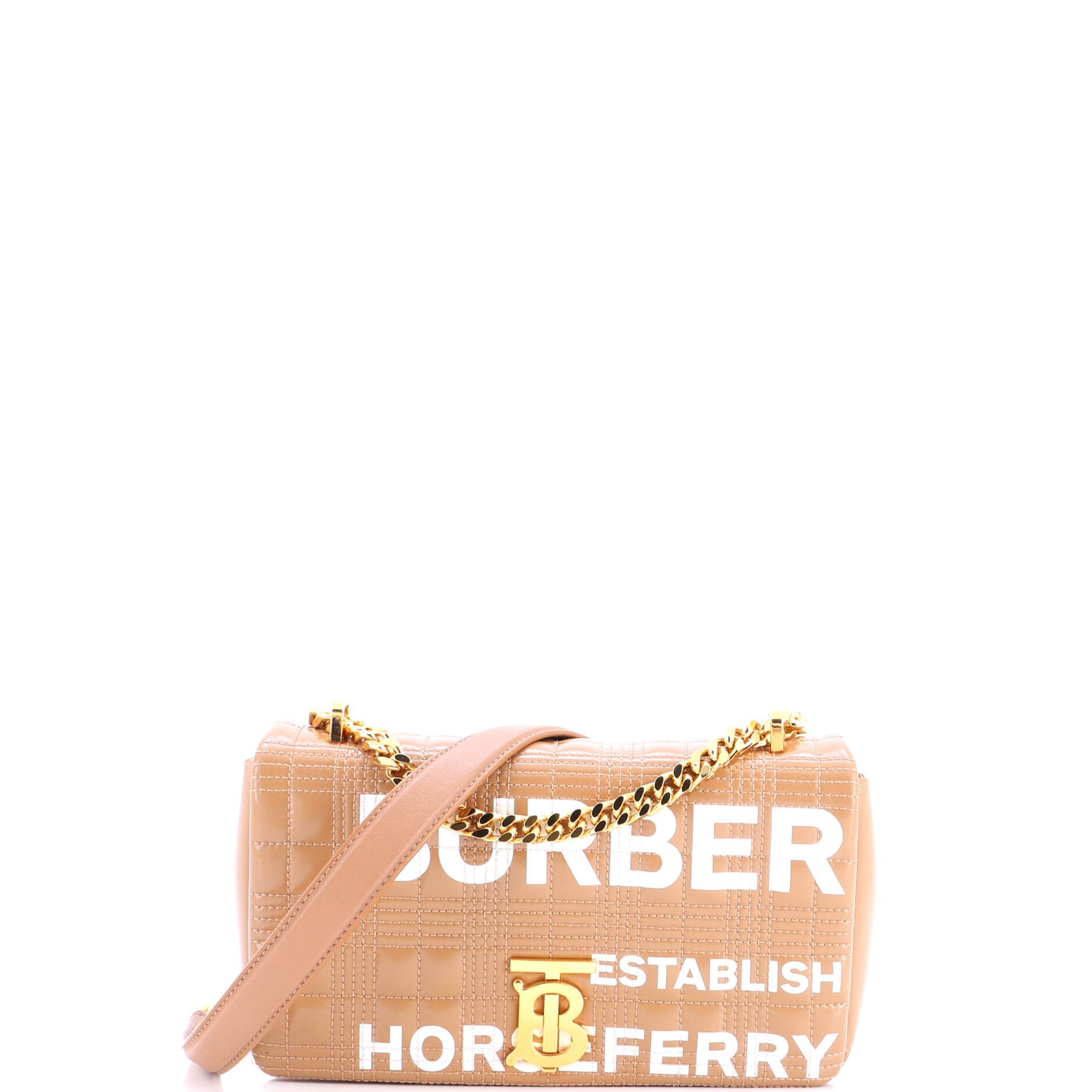 Lola Shoulder Bag Quilted Printed Leather Small