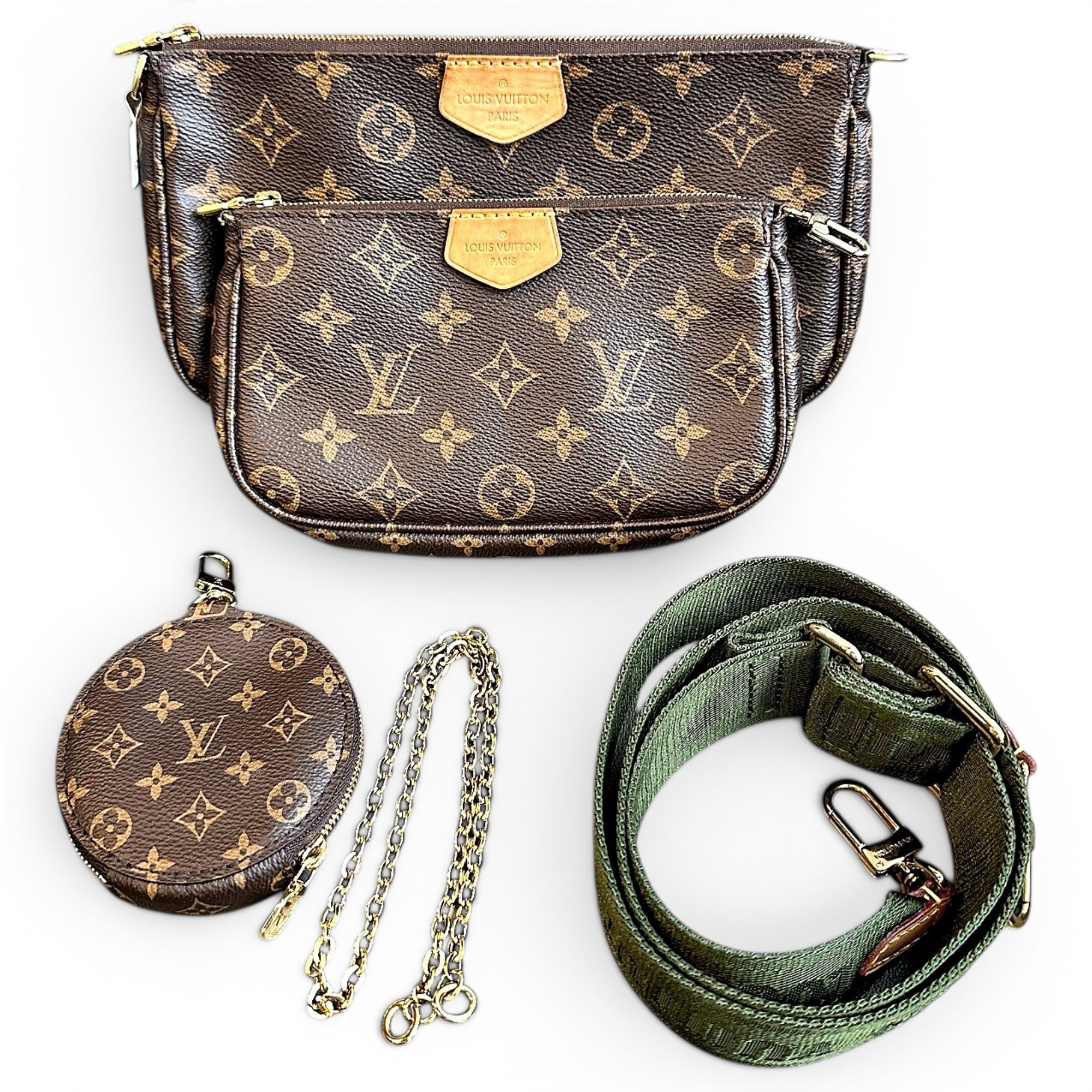 Multi Pochette Accessoires leather handbag