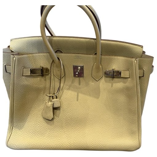 Birkin 35 leather handbag
